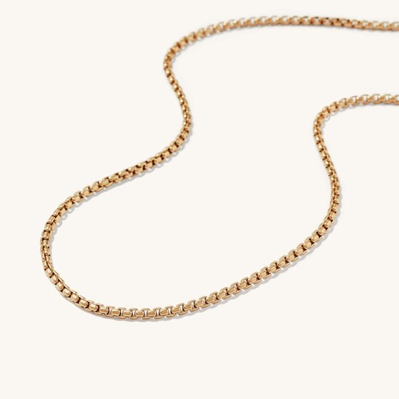 Mejuri Jewelry - Mejuri 14K Gold Round Box Chain